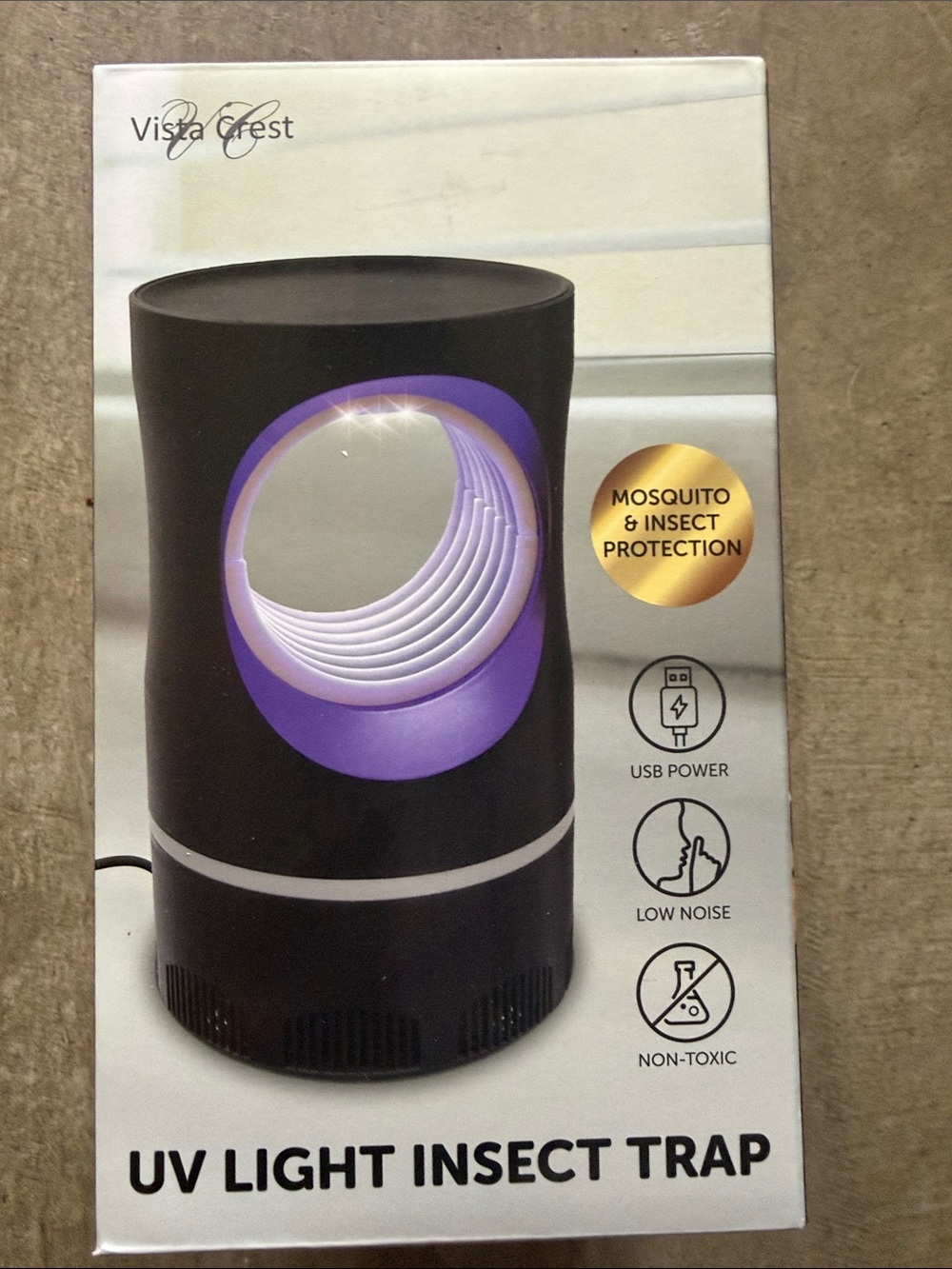 Black UV Light Insect Trap - Mosquito & Insect Protection